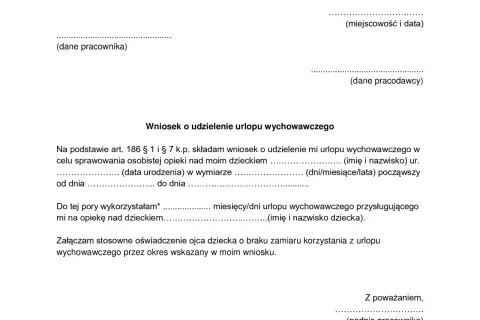 Gdzie złożyć wniosek o urlop wychowawczy? Sprawdź, jak uniknąć błędów!