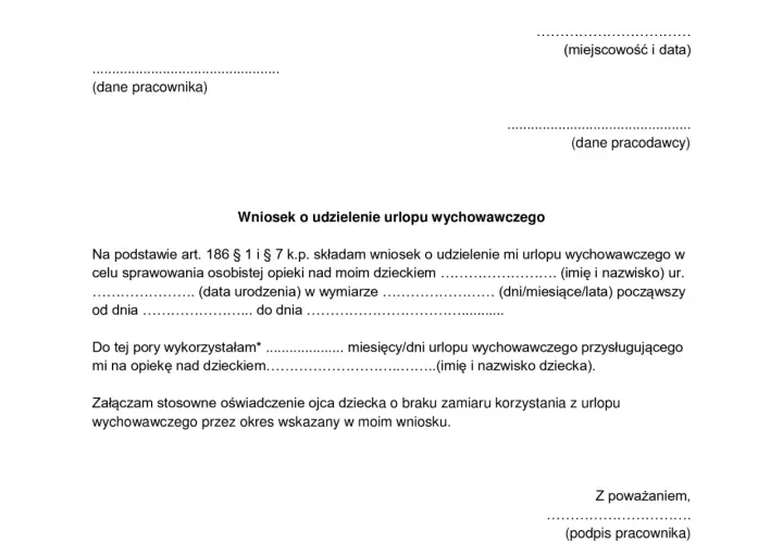 Gdzie złożyć wniosek o urlop wychowawczy? Sprawdź, jak uniknąć błędów!
